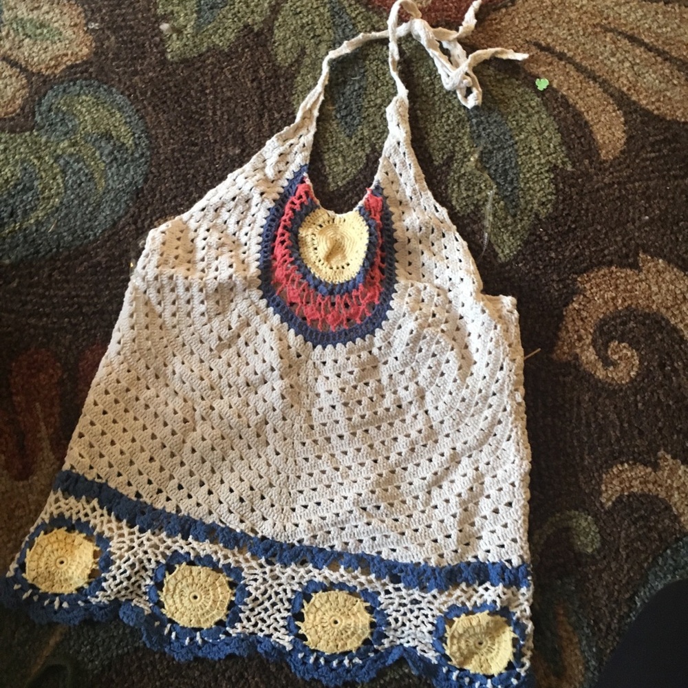Crochet halter top
